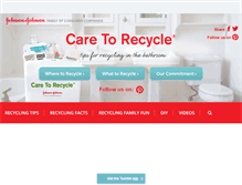 Tablet Screenshot of caretorecycle.com